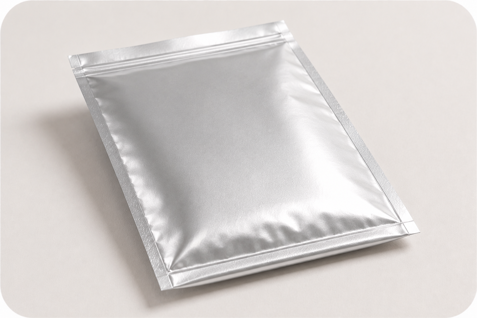 Smooth opaque foil surface
